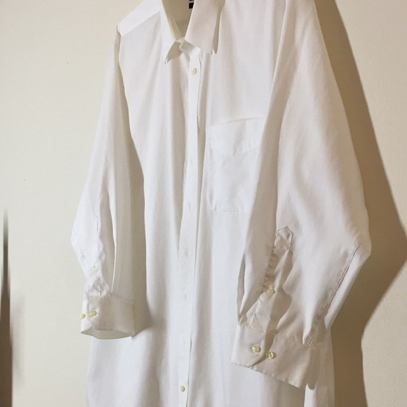 CM Gold White Button Down Long Sleeve Shirt - Picture 4 of 12